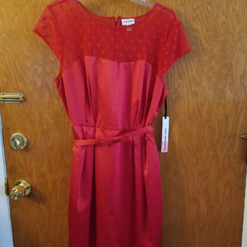Kate Young x Target Red Holiday Dress